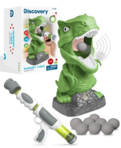 Discovery Hungry T-Rex Shooting Competition Hand-Eye Coordination Game, Ages 6+