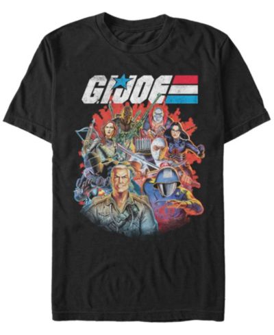 Fifth Sun Мужская футболка с принтом G.I.Joe Group Collage, короткий рукав