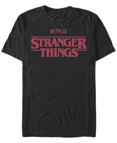 Мужская футболка Fifth Sun Men's Stranger Things Classic Text Logo Short Sleeve