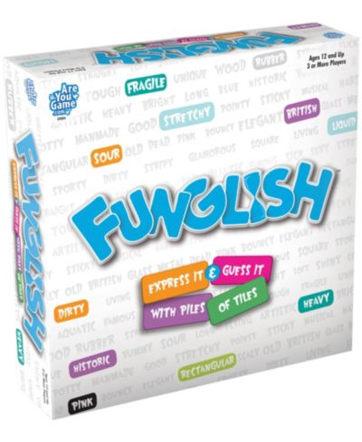 Areyougame Funglish настольная игра для вечеринки, угадывание слов, 12+