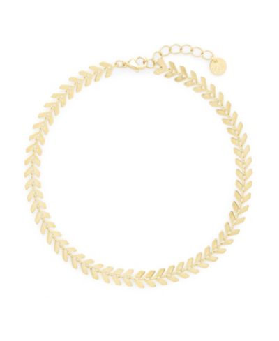 brook & york Браслет на ногу Brynn с позолотой 14K