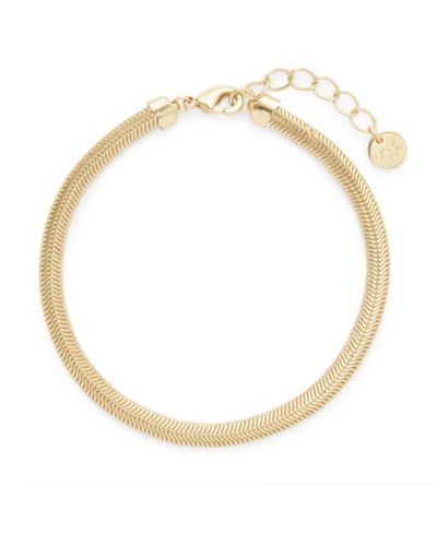 Браслет brook & york 14K Gold Plated Izzy Herringbone