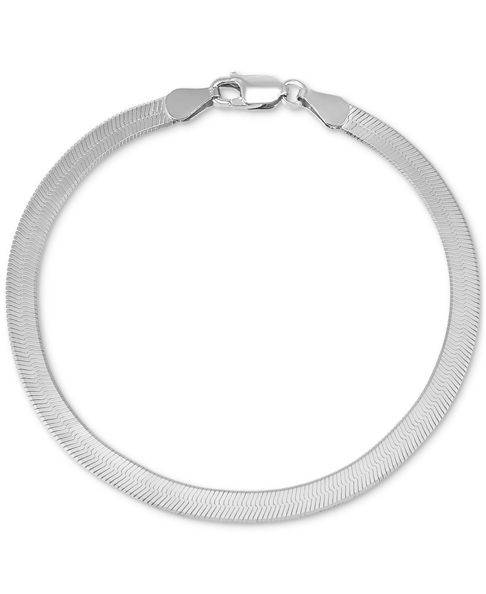 Giani Bernini Herringbone Link Chain Bracelet in 18k Gold-Plated Sterling Silver, Created for Macy's
