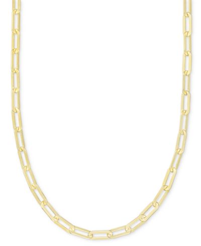 Giani Bernini Paperclip Link 18" Chain Necklace in 18k Gold-Plated Sterling Silver or Sterling Silver, Created for Macy's