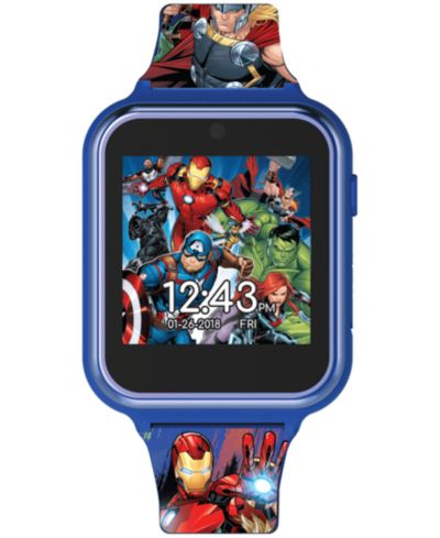 Детские смарт-часы Accutime Avengers с силиконовым ремешком 46x41mm