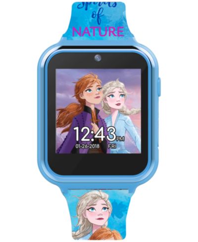 Детские смарт-часы Accutime Frozen 2 Blue Silicone Strap Touchscreen 46x41mm