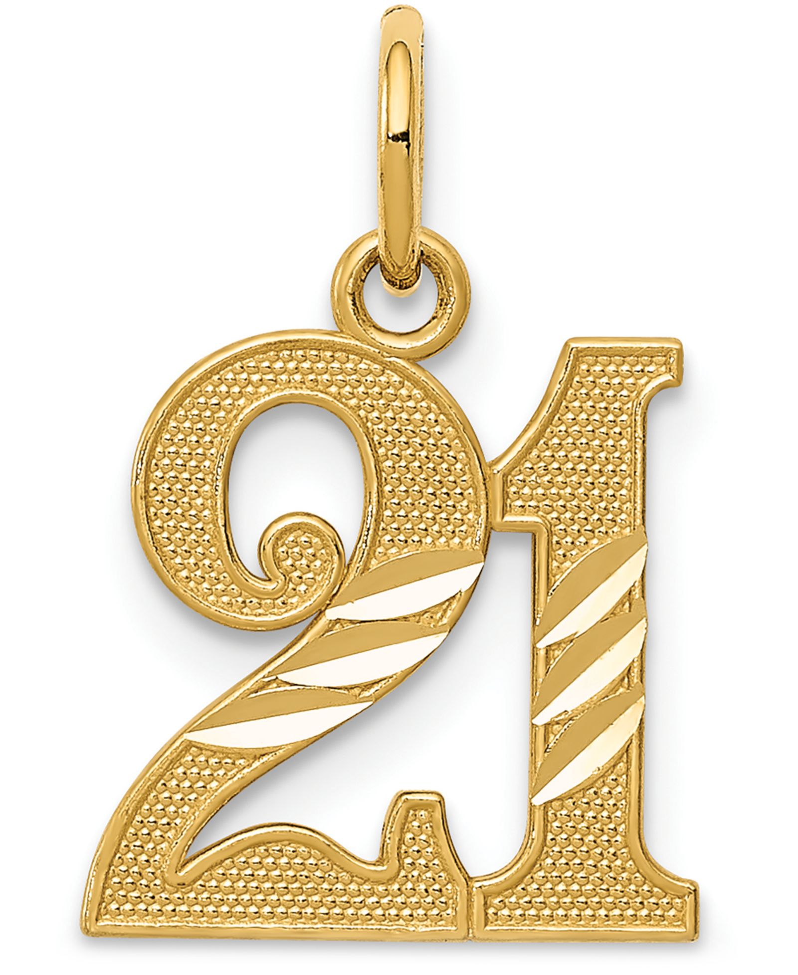 Подвеска 21 Charm в 14k Gold