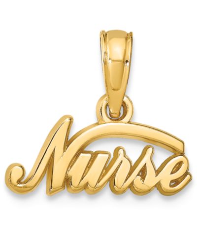 Подвеска Nurse Charm из золота 14k Yellow Gold