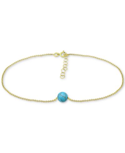 Howlite/Gold Over Silver