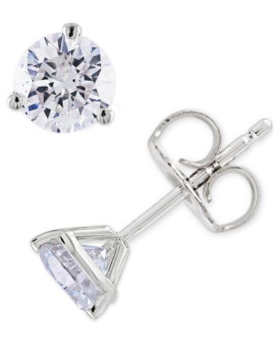 Серьги-гвоздики с бриллиантами (5/8 ct. t.w.) из 14k White или Yellow Gold