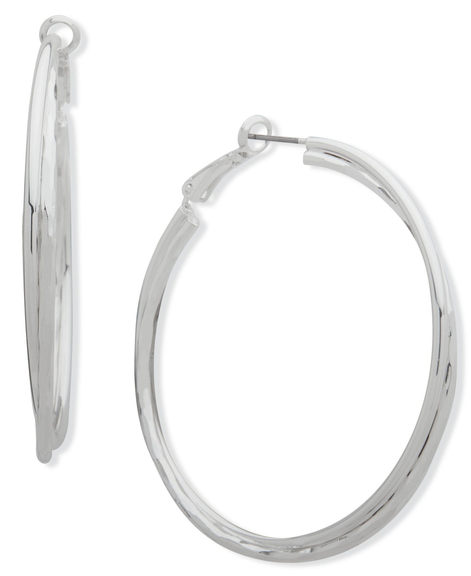 Серьги-кольца Nine West Large Hoop
