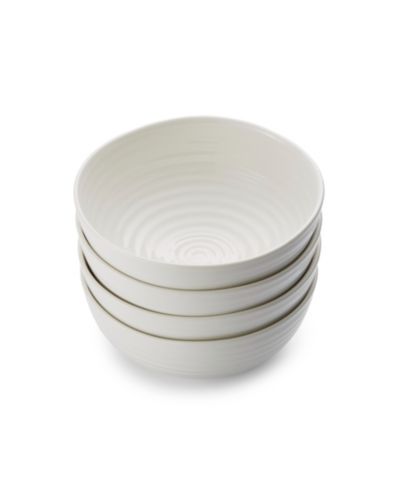 Portmeirion Sophie Conran White Noodle Bowls, Set of 4