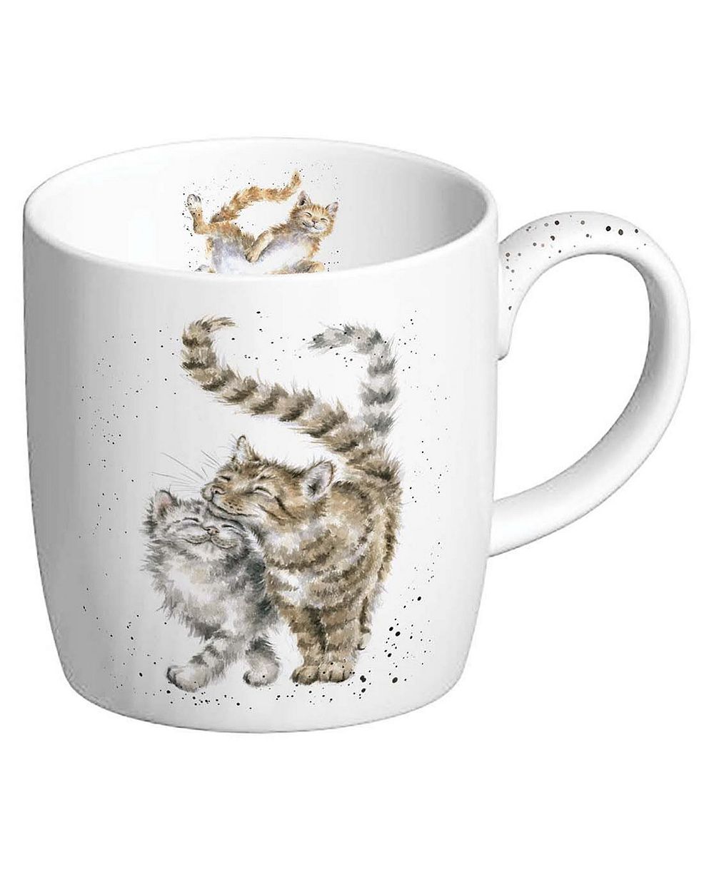 Spode кружка Royal Worcester Wrendale Designs Feline Fine (комплект 4 шт.)
