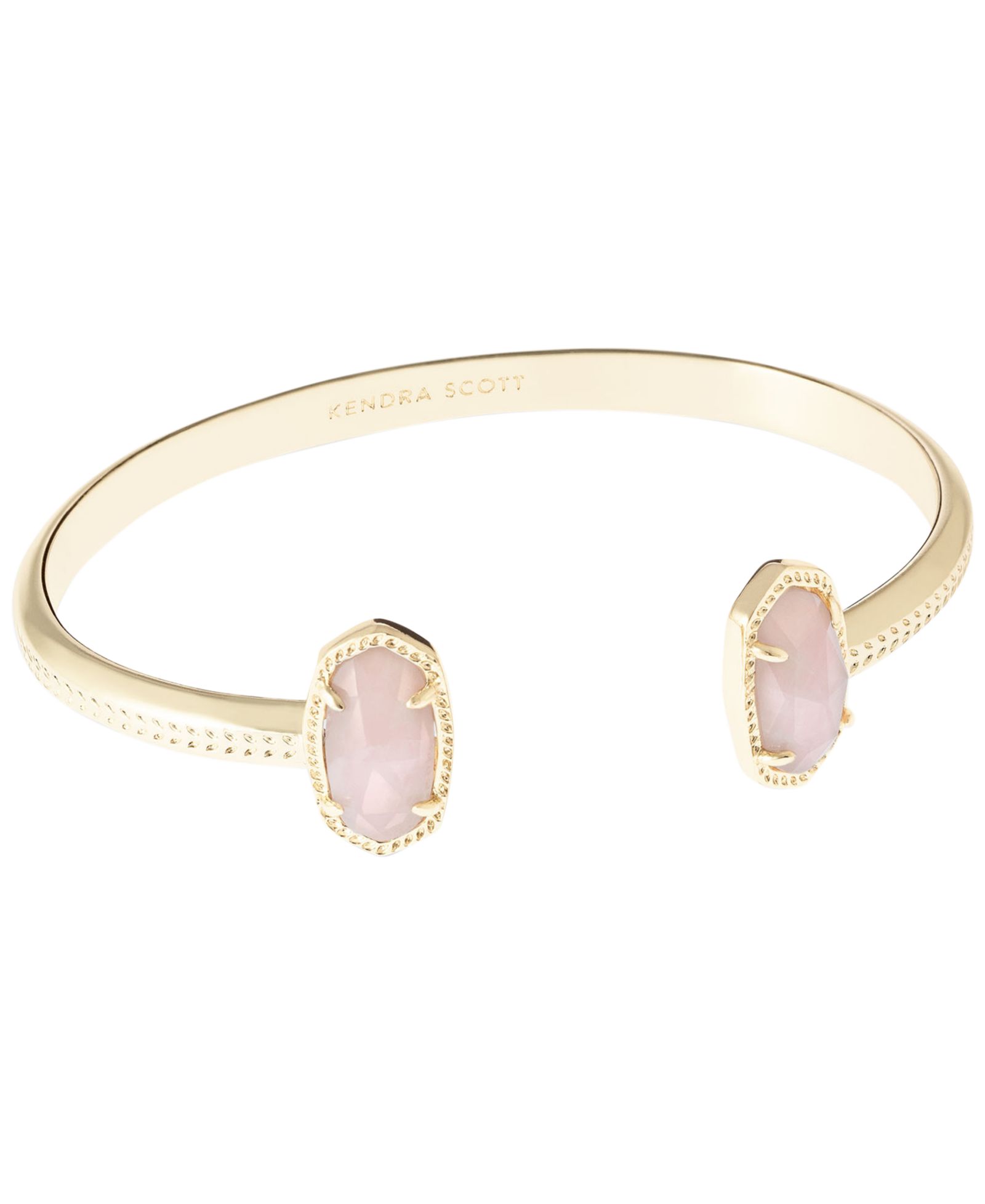 Kendra Scott Glass Crystal Stone 14k Gold-Plated Over Brass Elton Link Cuff Bracelet