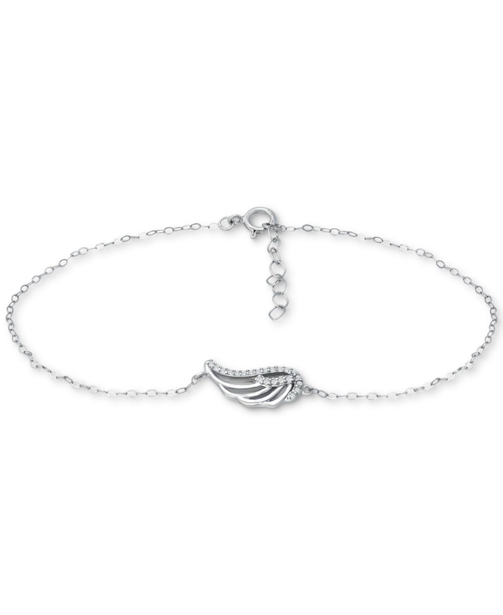 Браслет на лодыжку Giani Bernini Cubic Zirconia Wing Chain