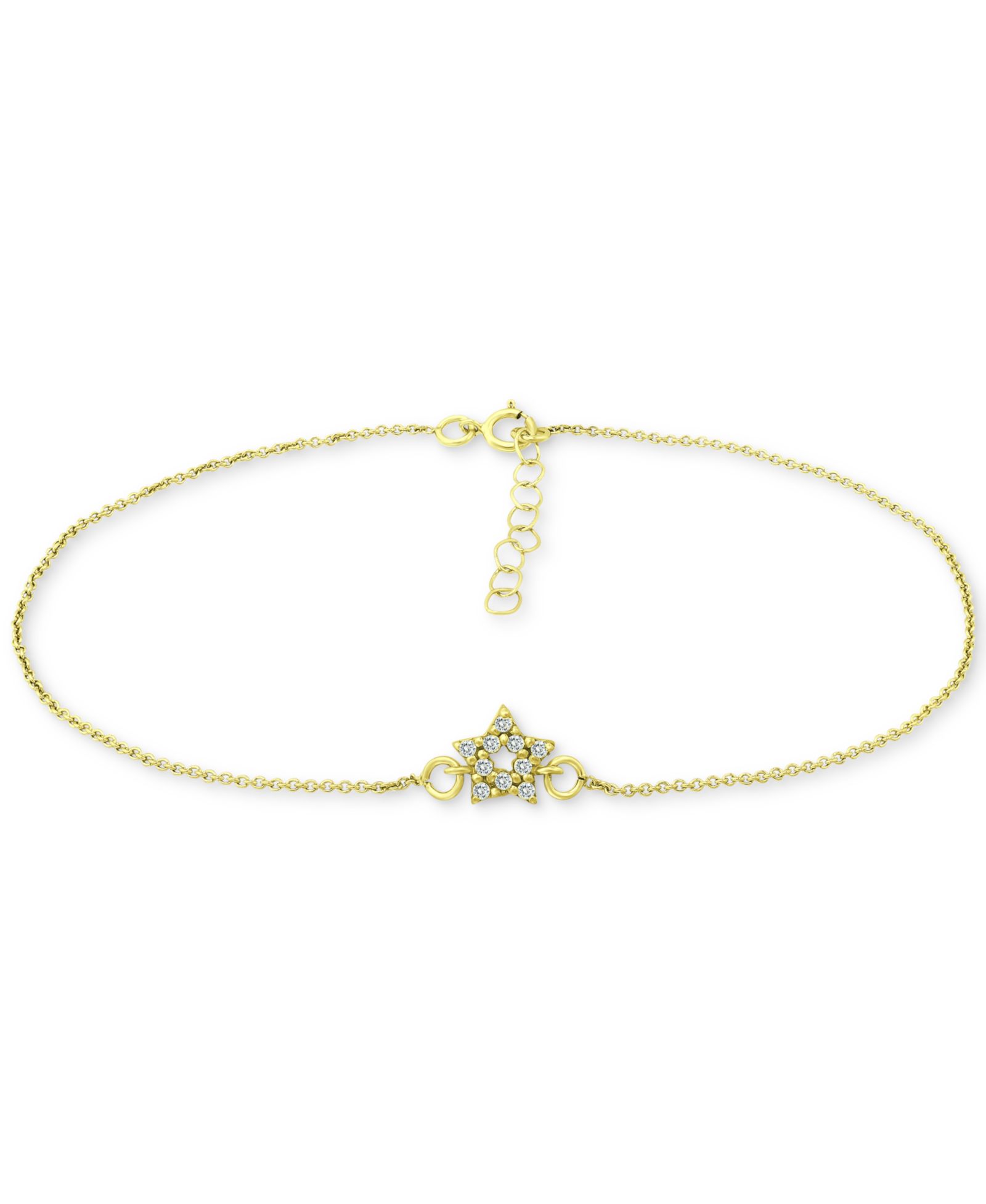 Giani Bernini браслет на лодыжку Cubic Zirconia Star