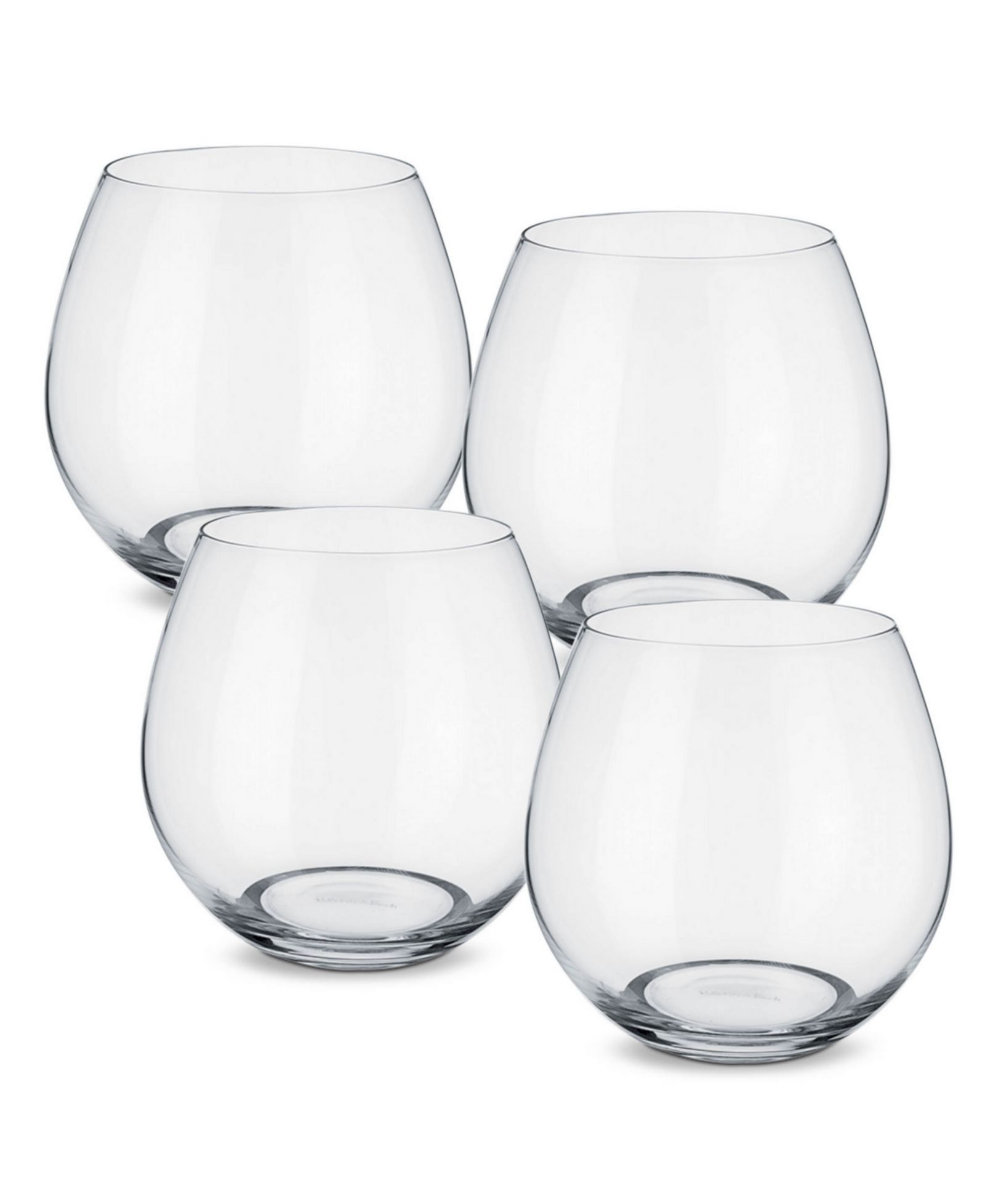 Villeroy & Boch Entrée Juice or Red Wine Stemless, Set of 4