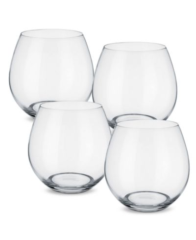 Villeroy & Boch Entrée Juice or Red Wine Stemless, Set of 4