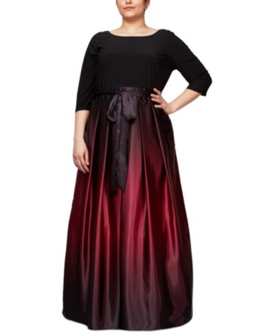 Вечернее платье Plus Size SL Fashions с градиентом