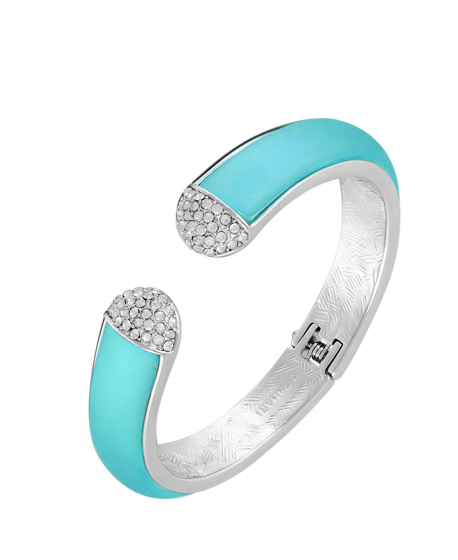 T Tahari Браслет-кафф Frosted Lucite Hinged