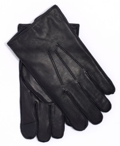 Polo Ralph Lauren Men's Water-Repellent Leather Gloves