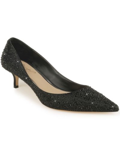 Jewel Badgley Mischka Женские вечерние туфли Frenchie Kitten Heel