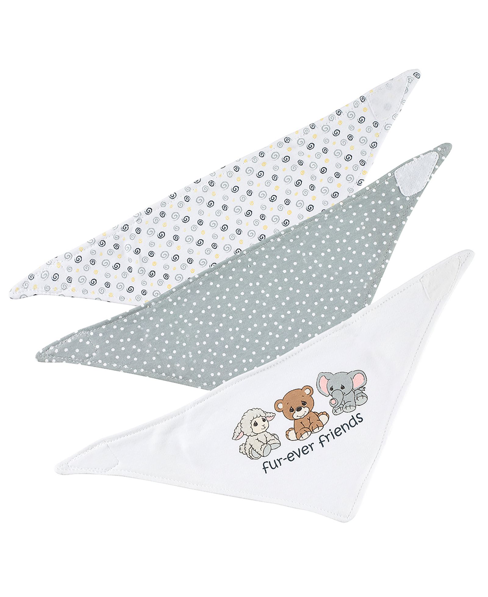 Набор нагрудников Precious Moments Baby Boys and Girls 3 Piece Bibs Set