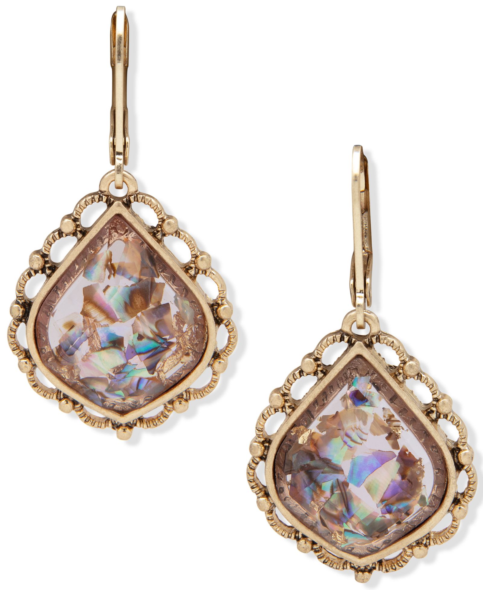Серьги-подвески lonna & lilly Gold-Tone Stone