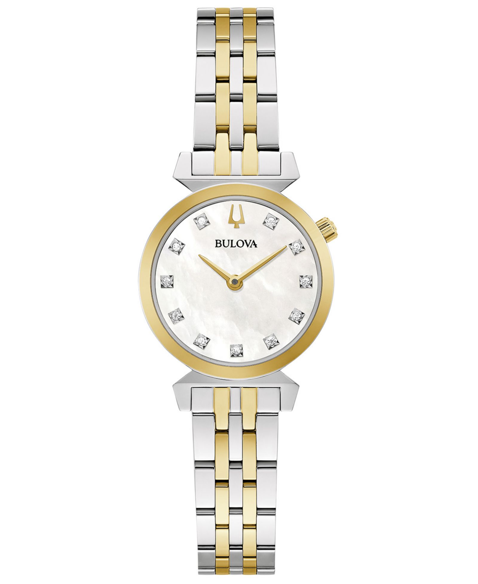 Женские часы Bulova Classic Regatta Diamond-Accent, 24mm, сталь