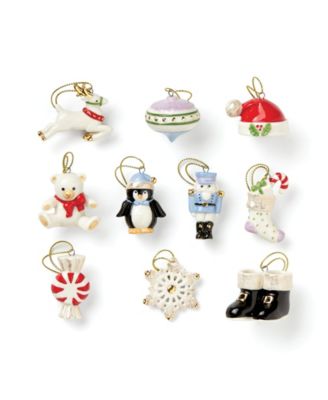 Lenox Christmas Memories набор из 10 украшений