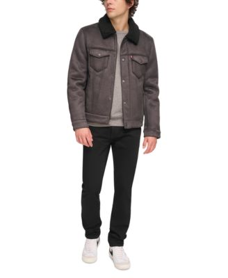 Мужская куртка Levi's® Relaxed-Fit с искусственным мехом