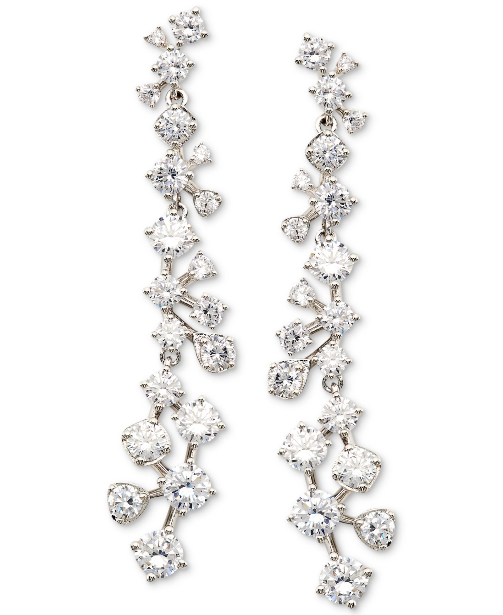Серьги Eliot Danori Cubic Zirconia Linear Cluster Drop