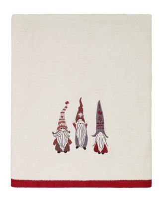 Avanti хлопковое банное полотенце с рождественскими гномами, 27" x 50"