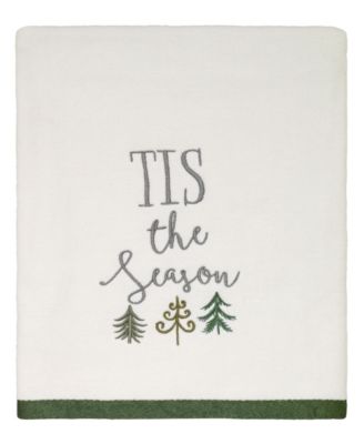 Avanti Christmas Trees Holiday Cotton Bath Towel, 27" x 50"