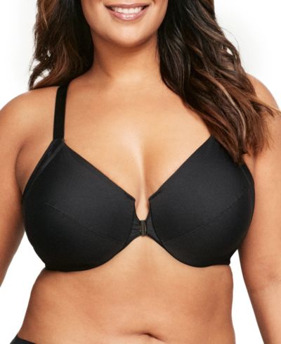 Glamorise Женский Plus Size Front Close Wonder Wire Bra с разглаживающим эффектом 1247