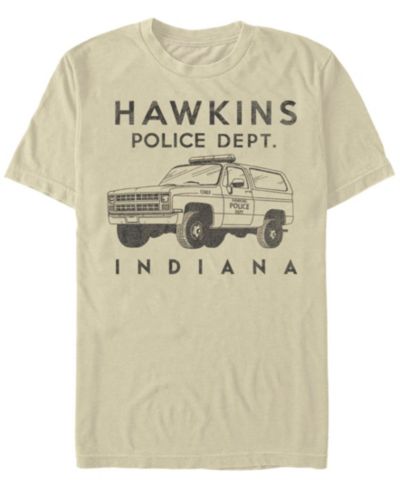 Футболка Stranger Things Men's Hawkins Police Dept Indiana Short Sleeve