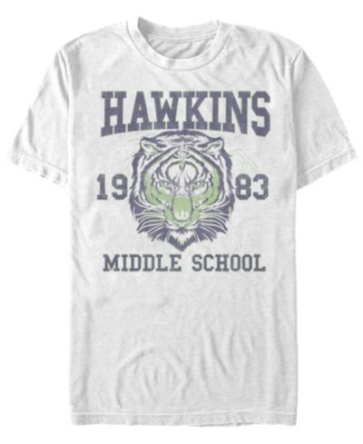 Stranger Things Мужская футболка Hawkins Middle School 1983 Tiger
