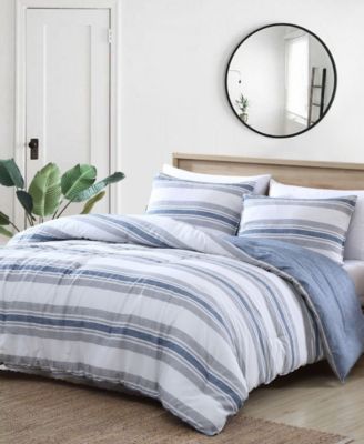 Комплект из 3 предметов Nautica Bay Shore, двусторонний, King