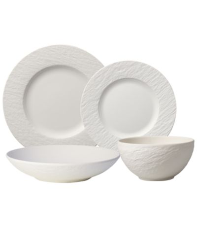 Villeroy & Boch Manufacture Rock 4-Piece Place Setting