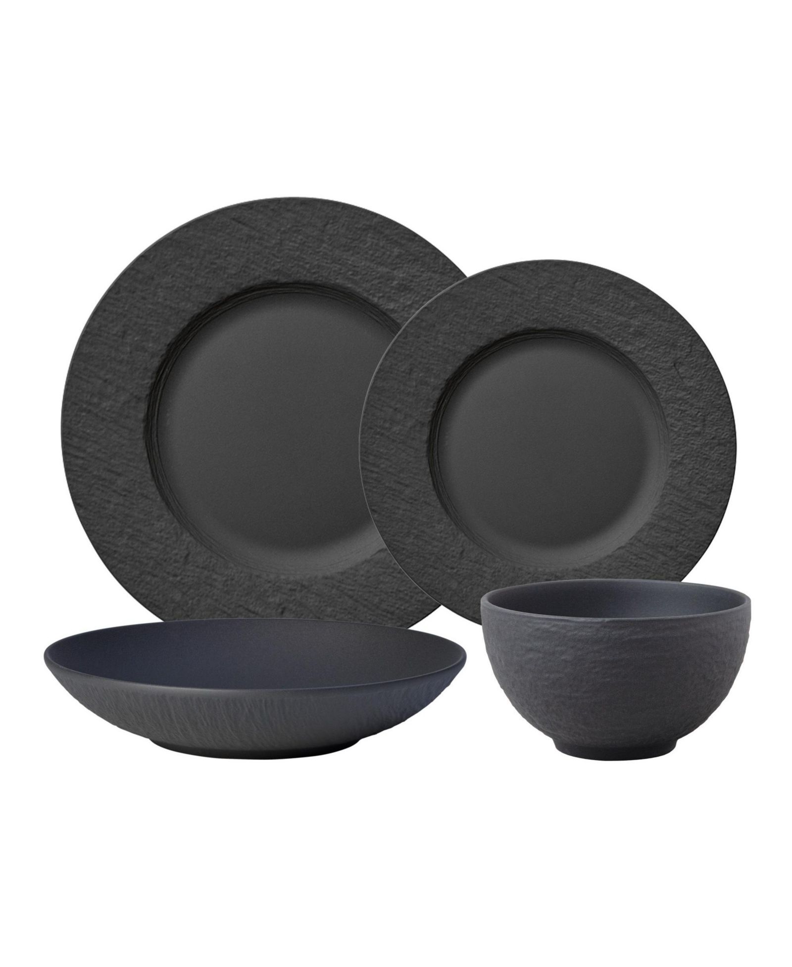 Сервировочный набор Villeroy & Boch Manufacture Rock 4 предмета