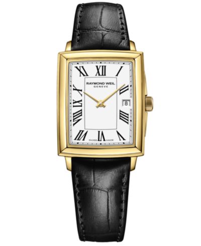 Raymond Weil Женские часы Toccata, кожаный ремешок, 22.6x28.1mm