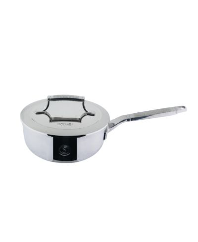 Сковорода Chef's Pan Saveur Selects Voyage Series Tri-Ply Stainless Steel 2-Qt. с крышкой
