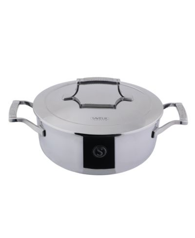 SAVEUR SELECTS сковорода шеф-повара Voyage Series Tri-Ply Stainless Steel 4-Qt.