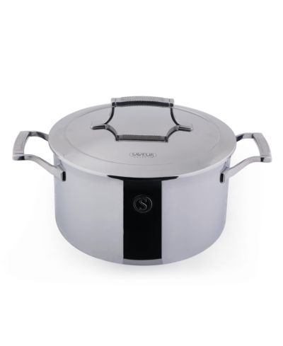 Saveur Selects Voyage Series кастрюля из нержавеющей стали Tri-Ply, 6-Qt.
