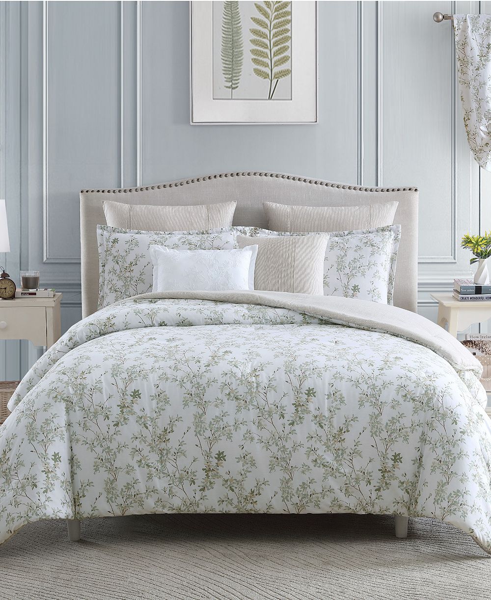 Laura Ashley Комплект покрывала Lindy 7 Piece Comforter Set, Full/Queen