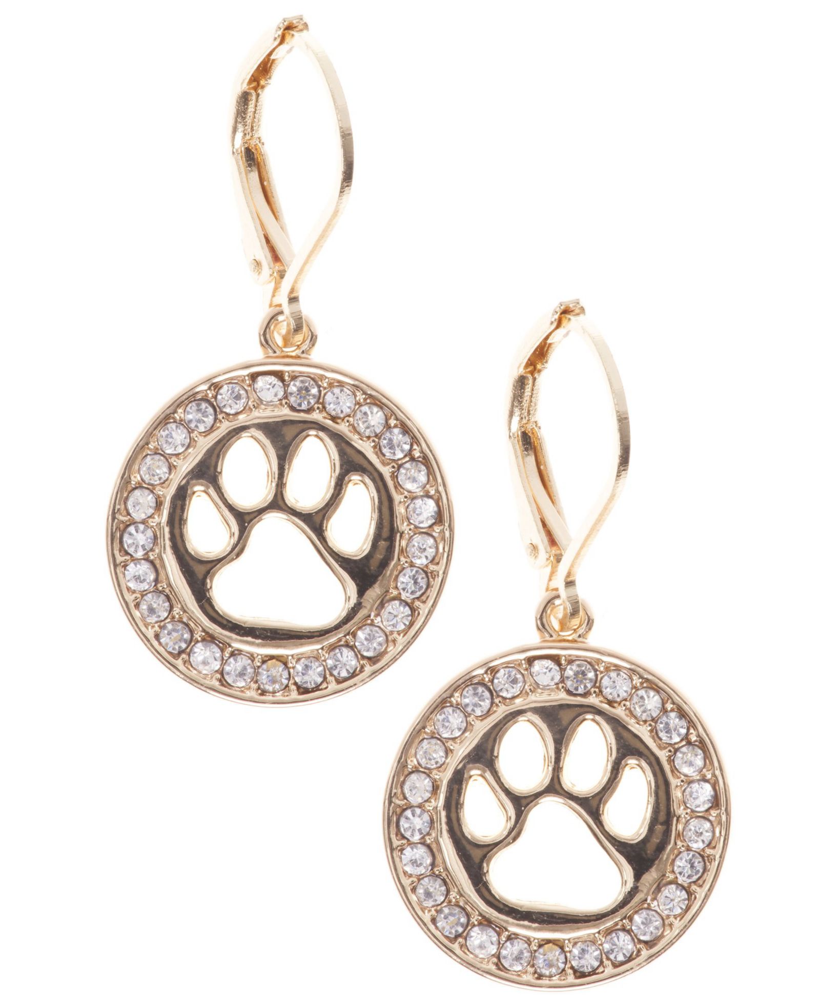 Серьги-подвески Pet Friends Jewelry Circle Paw