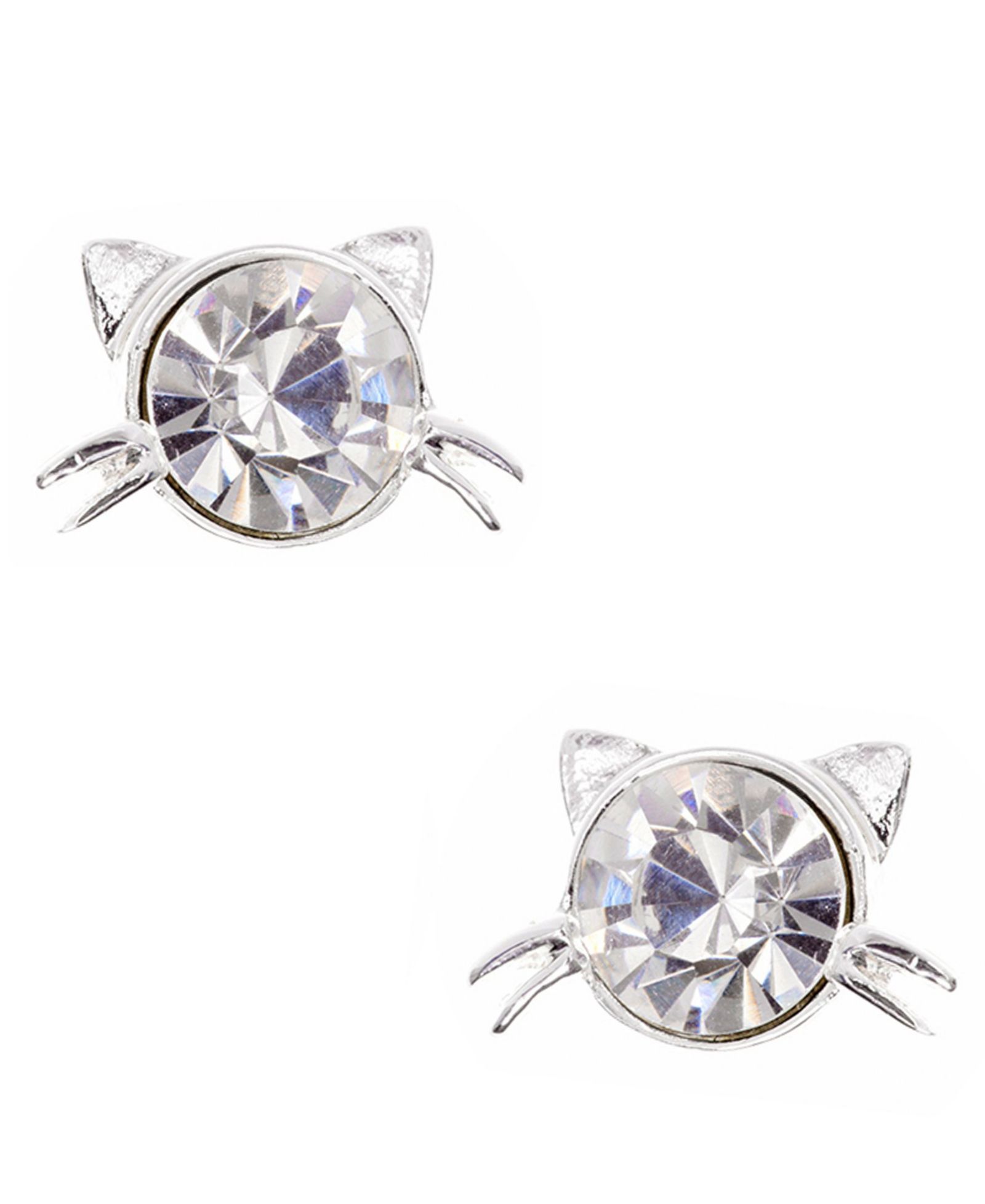 Pet Friends Jewelry Cat Stone Stud Earring