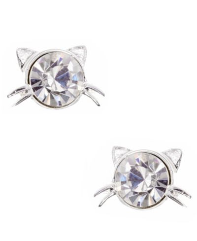 Серьги-гвоздики Pet Friends Jewelry Cat Stone