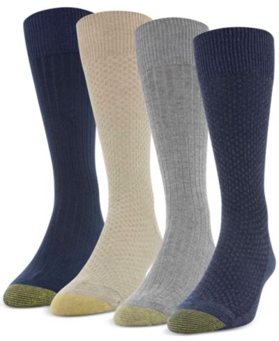 Мужские носки Gold Toe Crew Weave and Rib