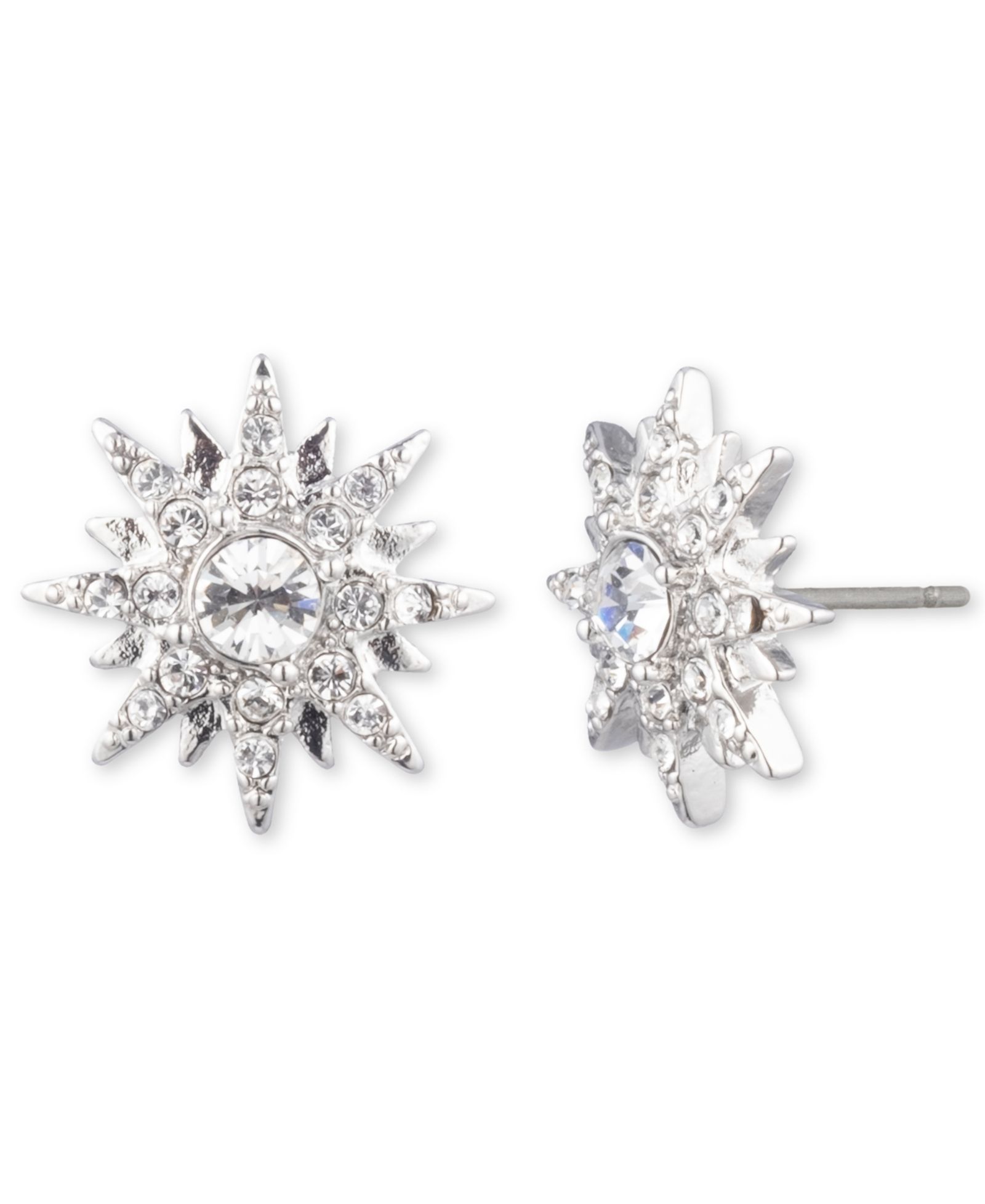 Givenchy серьги-гвоздики Crystal Star Cluster